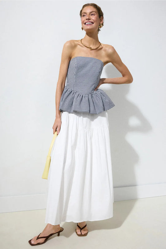GINGHAM PLENUM TOP