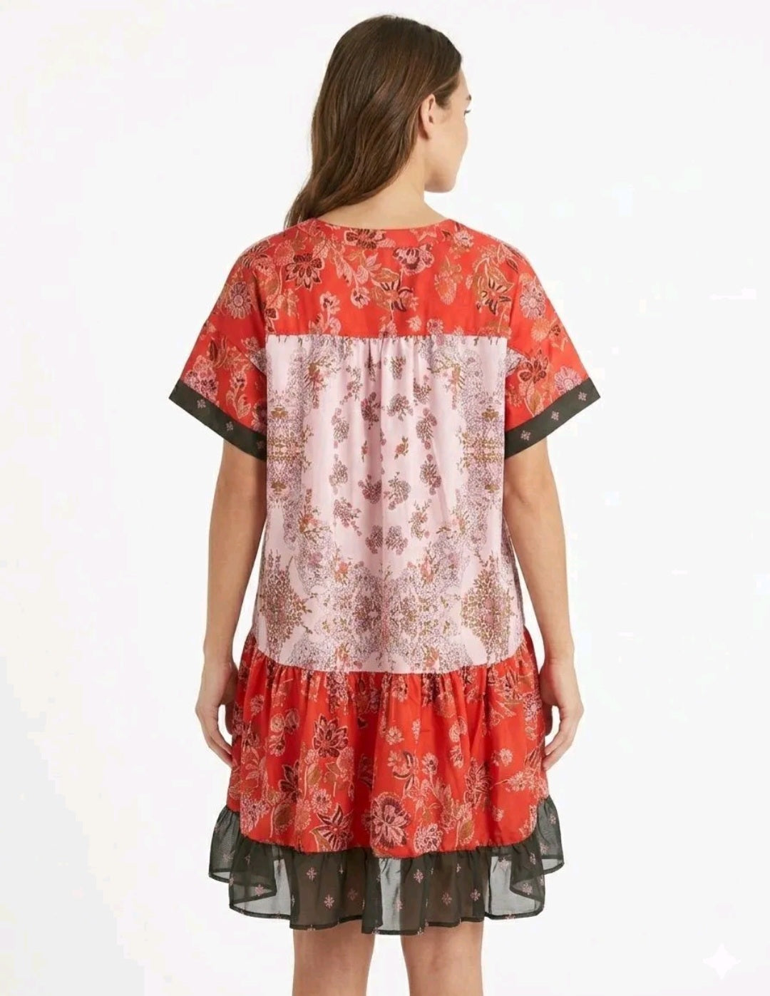 Boho oversized babydoll dress