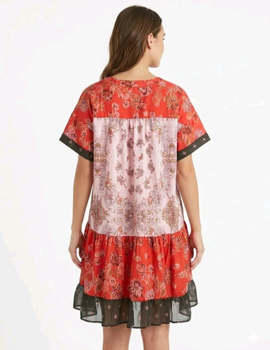 Boho oversized babydoll dress