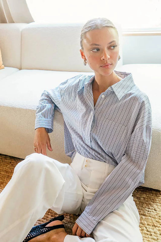 TULA STRIPED COTTON SHIRT