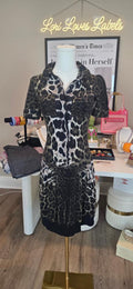 VINTAGE YSL LEOPARD DRESS