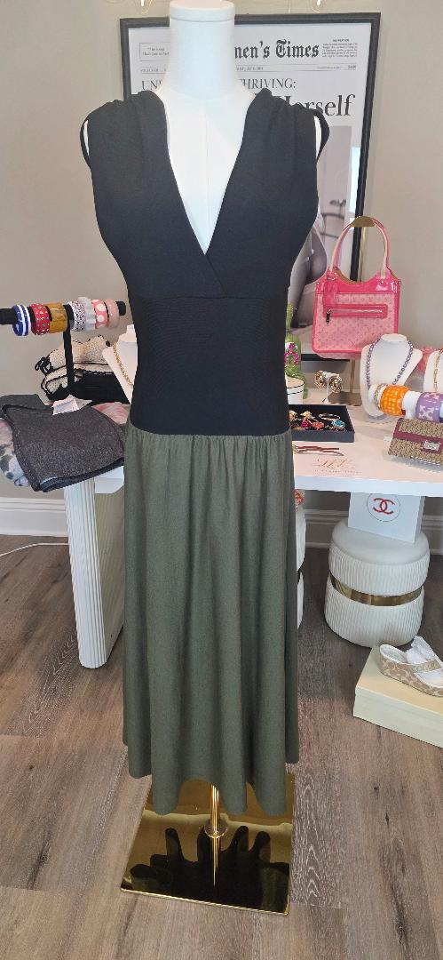 Elan Maxi dress with corset detail