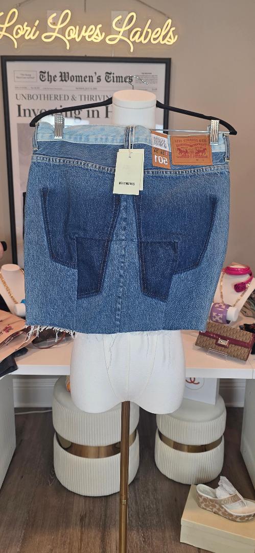 Vetements x Levi's Denim Mini Skirt.