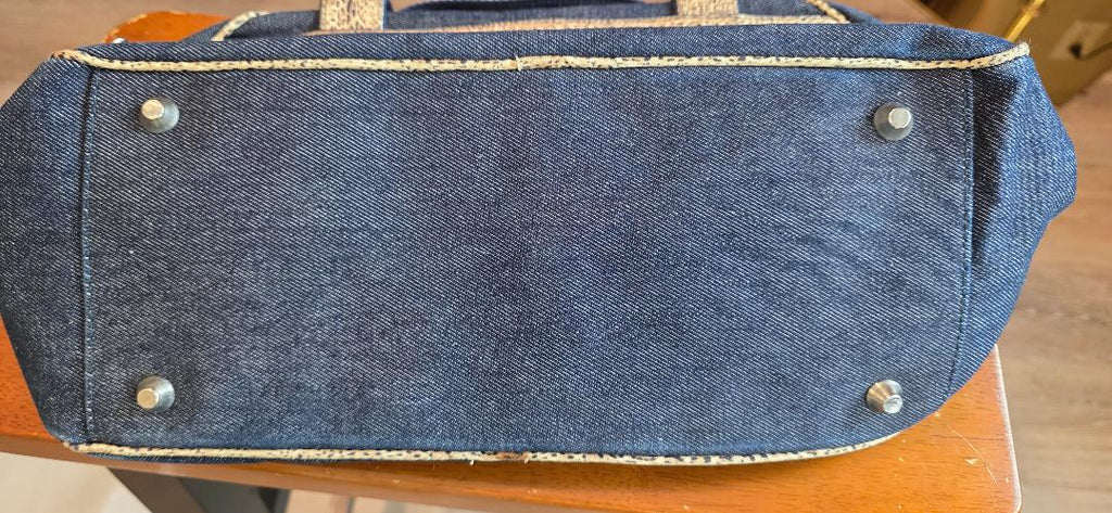 Roberto Cavalli Y2K Denim Shoulder Bag