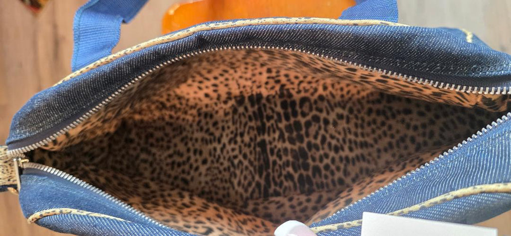 Roberto Cavalli Y2K Denim Shoulder Bag