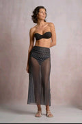 Polka dot cover-up skirt
