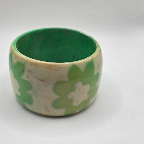 VINTAGE 70'S FLOWER BANGLE
